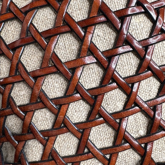 Vintage Talbots Woven Leather Bucket Bag - Picture 15 of 15